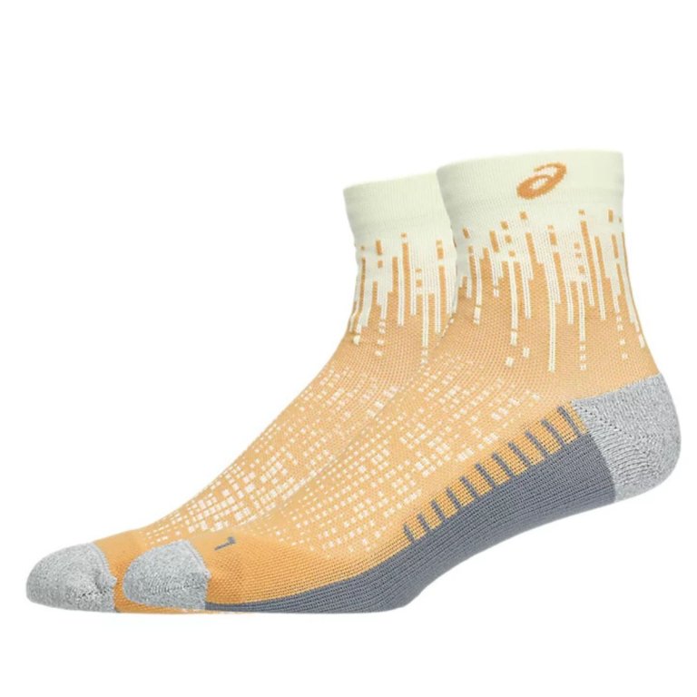 Шкарпетки Asics Performance Run Sock Quarter - оранжево/білі