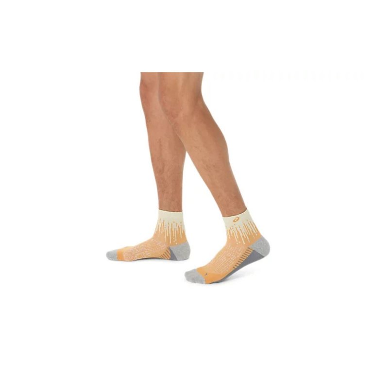 Шкарпетки Asics Performance Run Sock Quarter - оранжево/білі