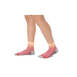 Шкарпетки Asics Performance Run Sock Quarter - помаренчиво/рожеві
