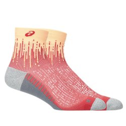 Шкарпетки Asics Performance Run Sock Quarter - помаренчиво/рожеві