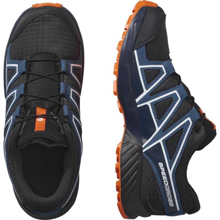 Кросівки Salomon Speedcross WP J - чорно/сині