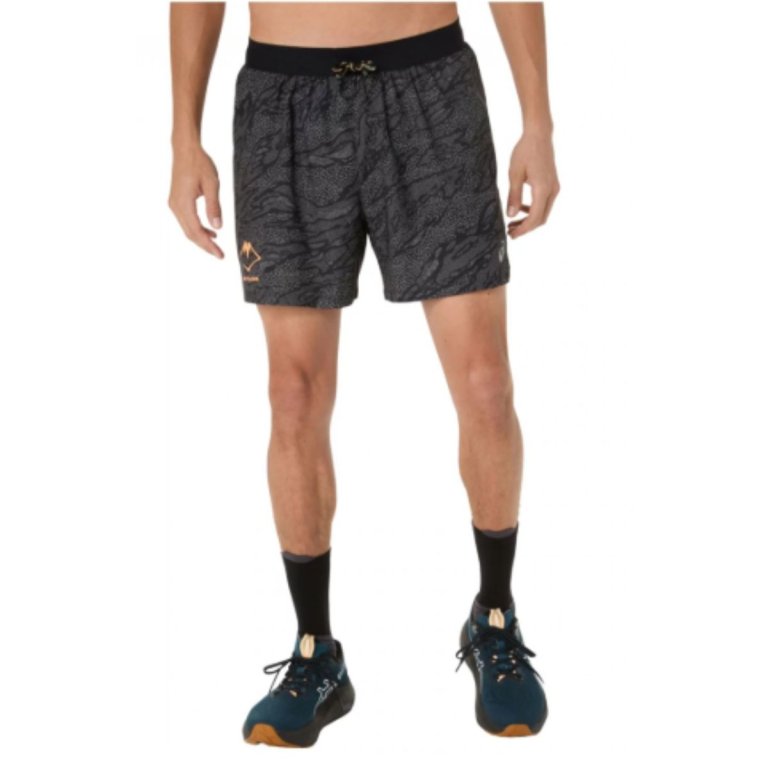 Шорти Asics Fujitrail All Over Print 5In Short M - чорні