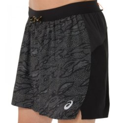 Шорти Asics Fujitrail All Over Print 5In Short M - чорні