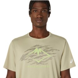 Футболка Asics Fujitrail Logo SS Top M - зелена