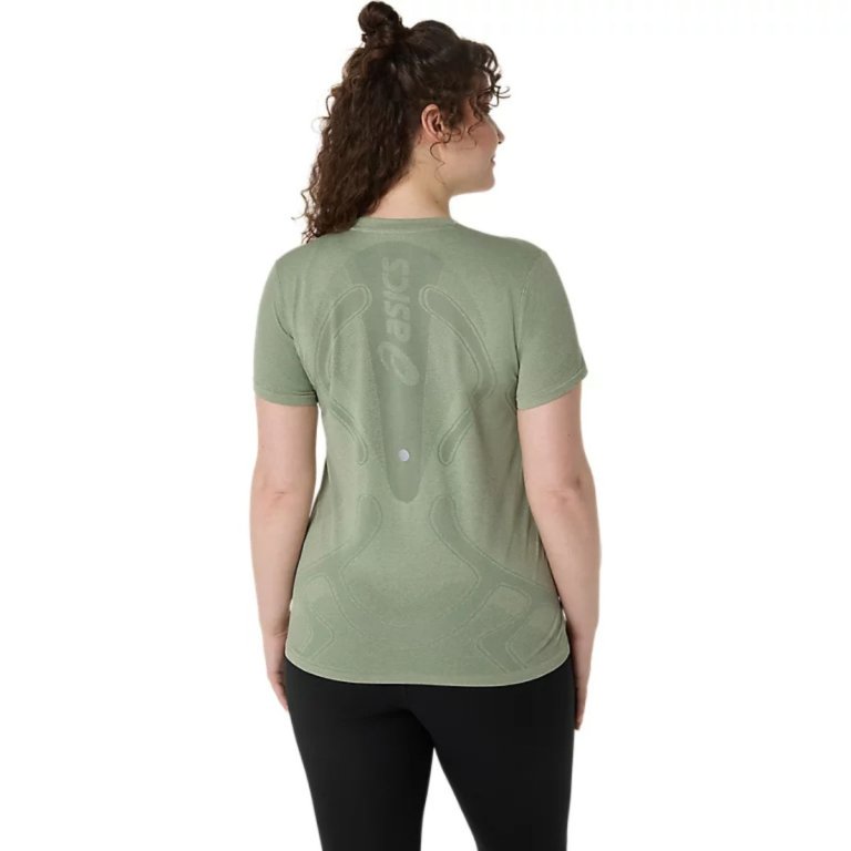 Футболка Asics Road Seamless SS Top W - зелена