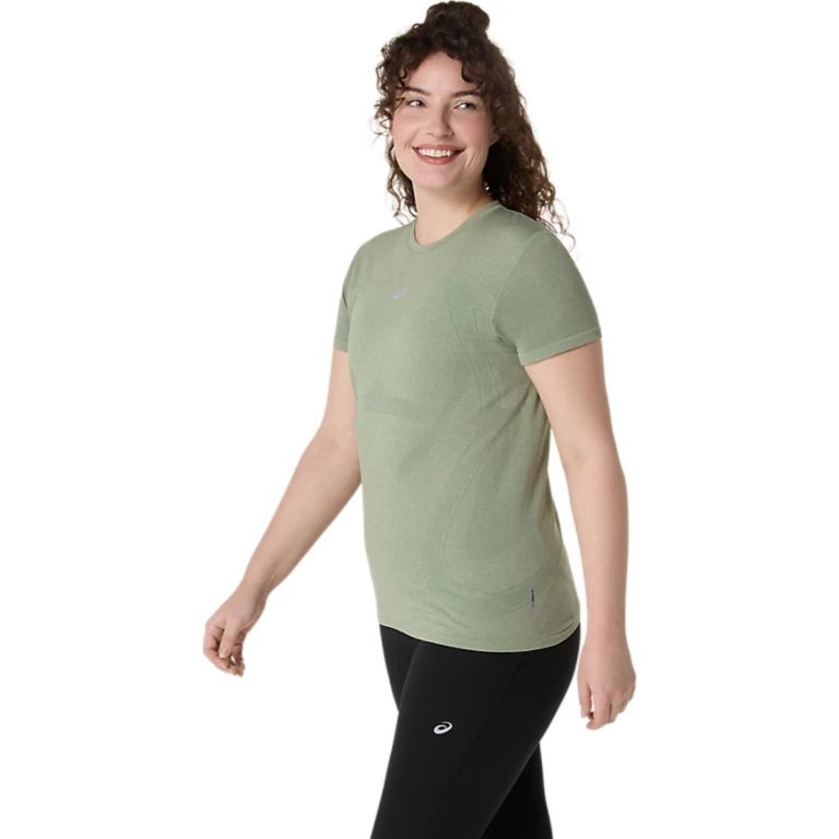Футболка Asics Road Seamless SS Top W - зелена