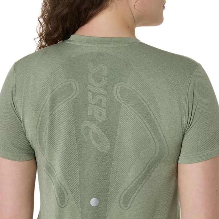 Футболка Asics Road Seamless SS Top W - зелена