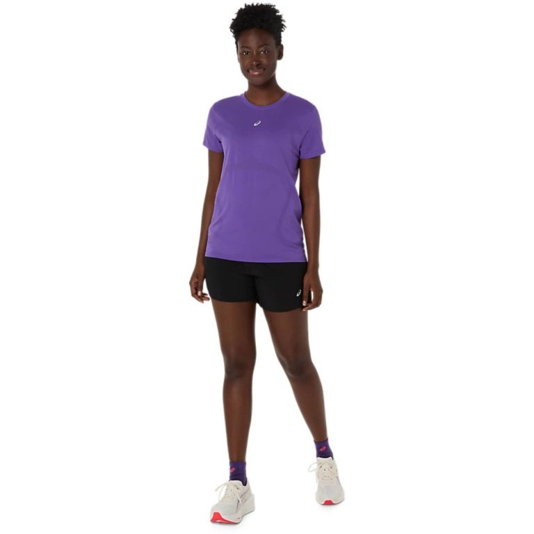 Футболка Asics Road Seamless SS Top W - фіолетова