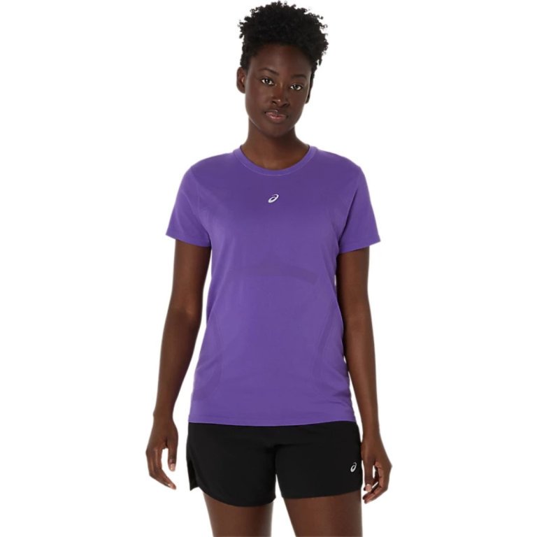 Футболка Asics Road Seamless SS Top W - фіолетова