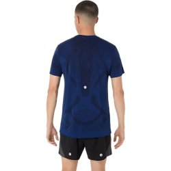 Футболка Asics Road Seamless SS Top M - синя