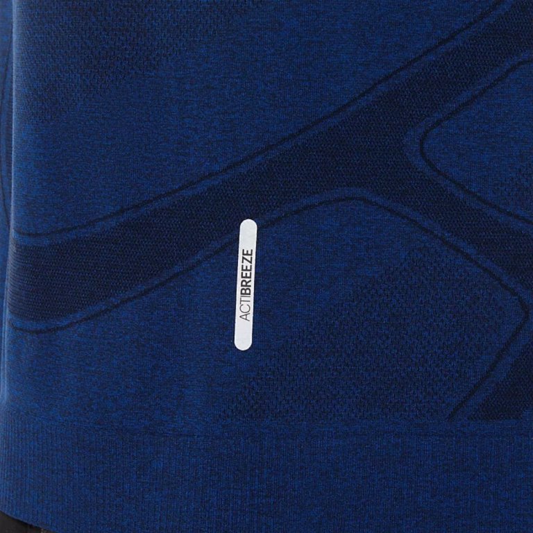 Футболка Asics Road Seamless SS Top M - синя