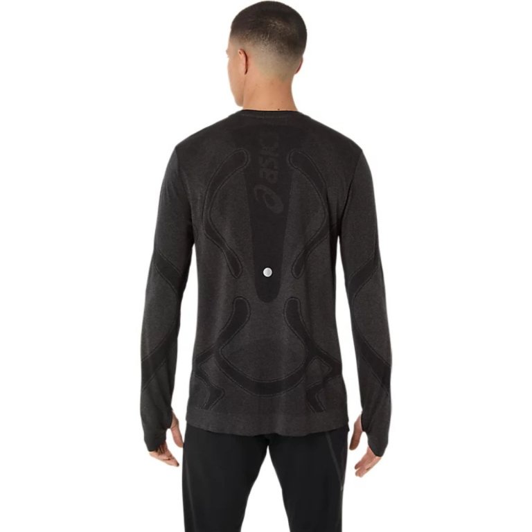 Футболка Asics Road Seamless LS Top M - чорна