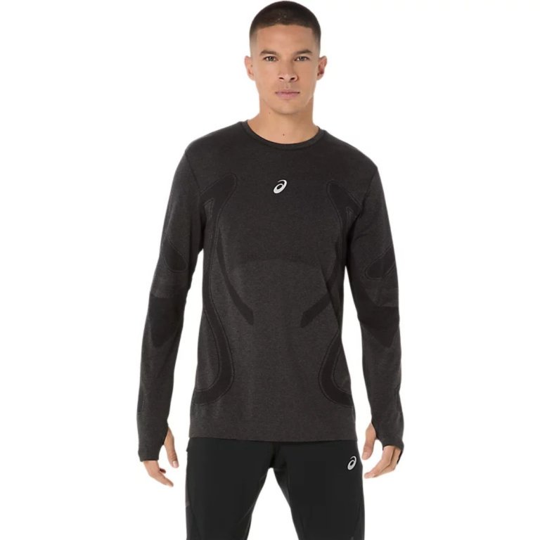 Футболка Asics Road Seamless LS Top M - чорна