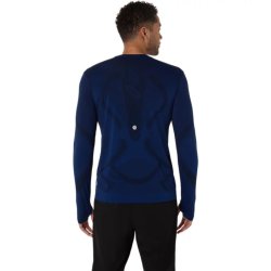 Футболка Asics Road Seamless LS Top M - синя