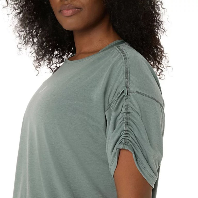 Футболка Asics Nagino Run Adjustable SS Top W - синя