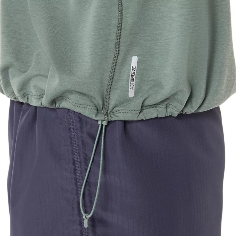 Футболка Asics Nagino Run Adjustable SS Top W - синя