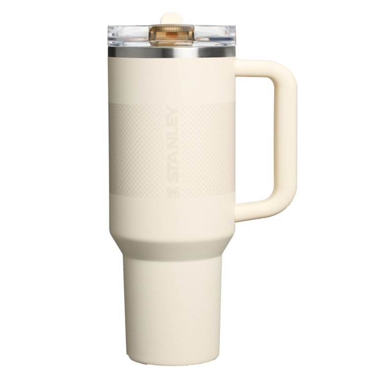 Термочашка Stanley Quencher ProTour Flip Straw Tumbler 1180 mint - бежева