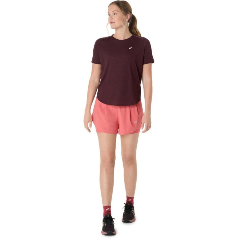 Футболка Asics Road SS Top W - червона