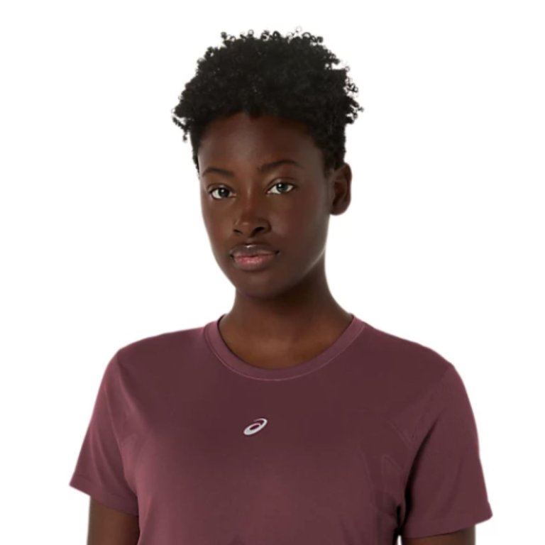 Футболка Asics Road Seamless SS Top W - фіолетова