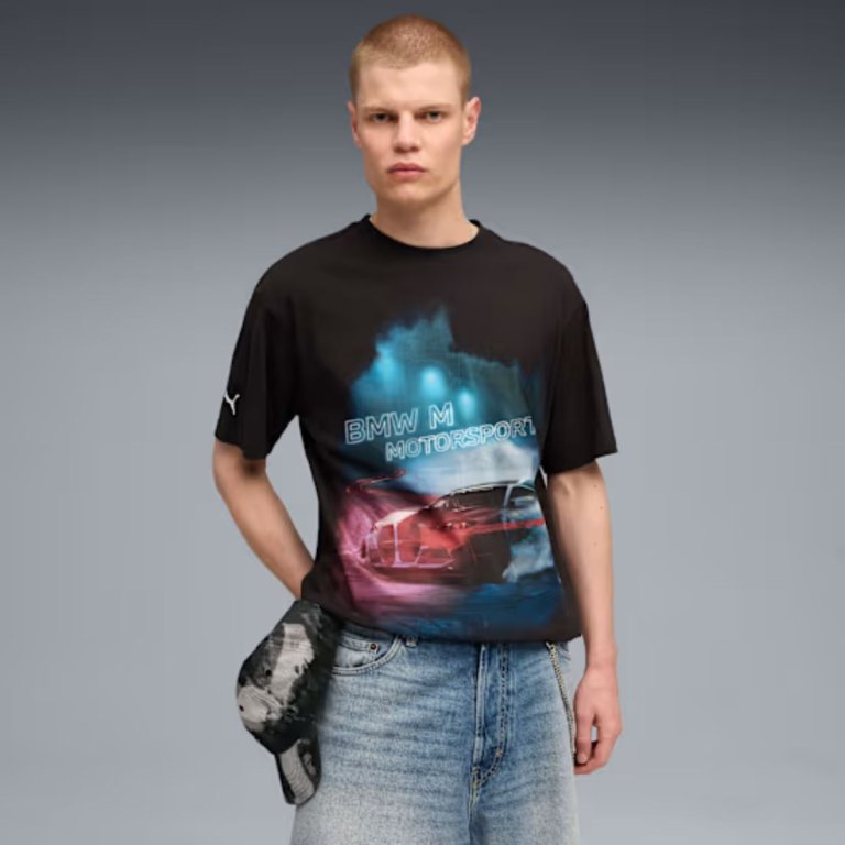 Футболка Puma BMW MMS Car Graphic Tee 1 M - чорна