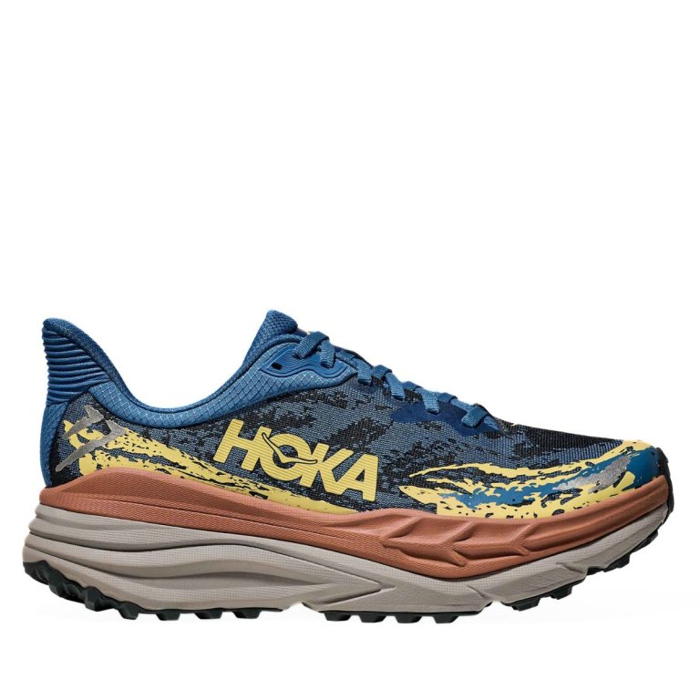 Кросівки Hoka Stinson 7 M - синьо/коричневі