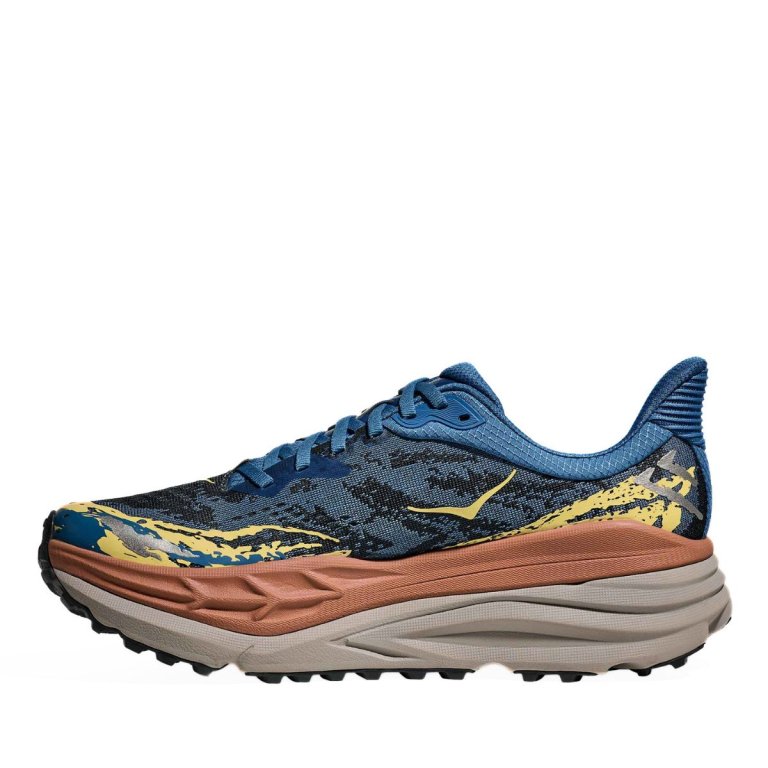 Кросівки Hoka Stinson 7 M - синьо/коричневі