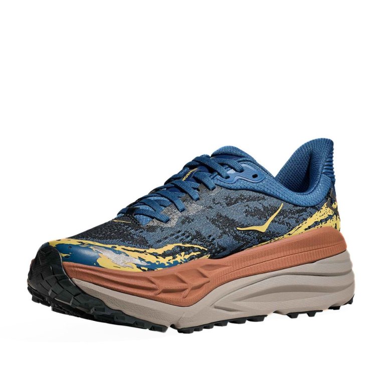 Кросівки Hoka Stinson 7 M - синьо/коричневі