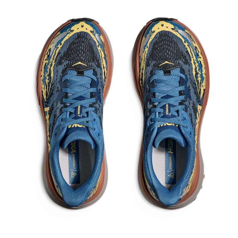 Кросівки Hoka Stinson 7 M - синьо/коричневі