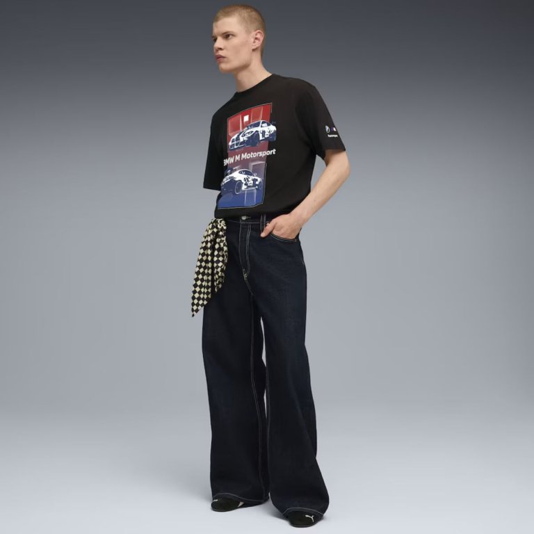 Футболка Puma BMW MMS Block Tee M - чорна
