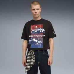 Футболка Puma BMW MMS Block Tee M - чорна