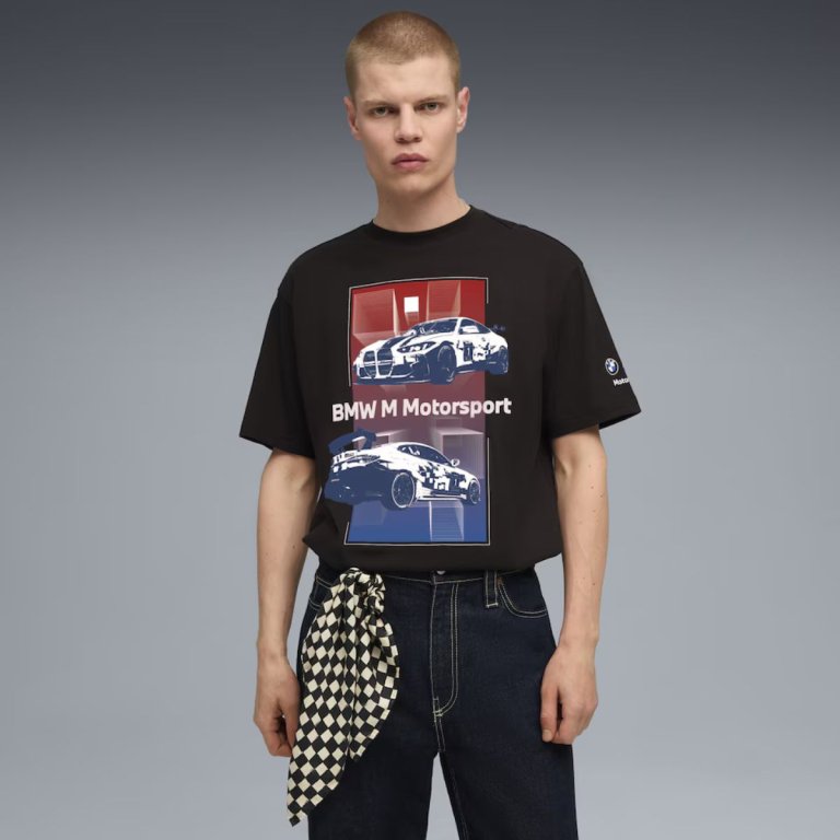 Футболка Puma BMW MMS Block Tee M - чорна