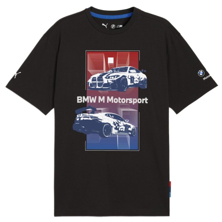 Футболка Puma BMW MMS Block Tee M - чорна