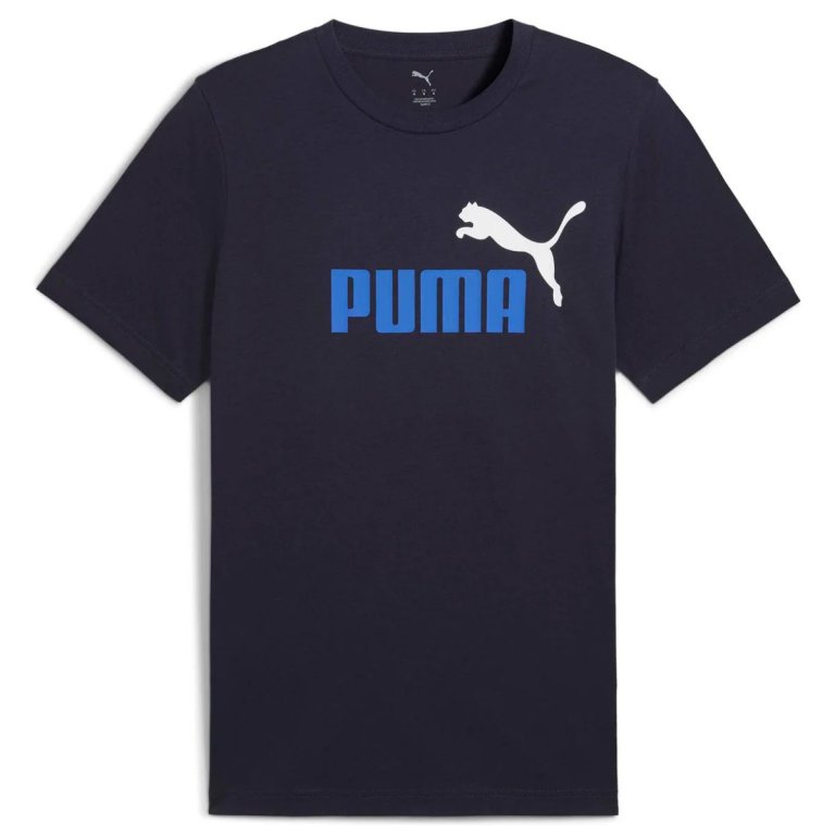 Футболка Puma ESS 2 Color No. 1 Logo Tee M - синя