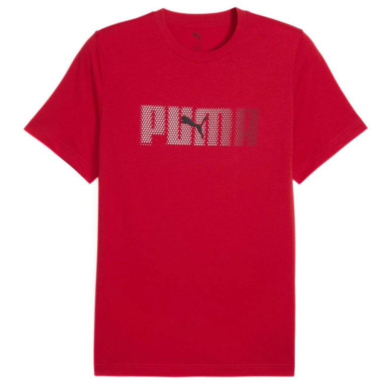 Футболка Puma ESS Logo Lab Tee M - червона