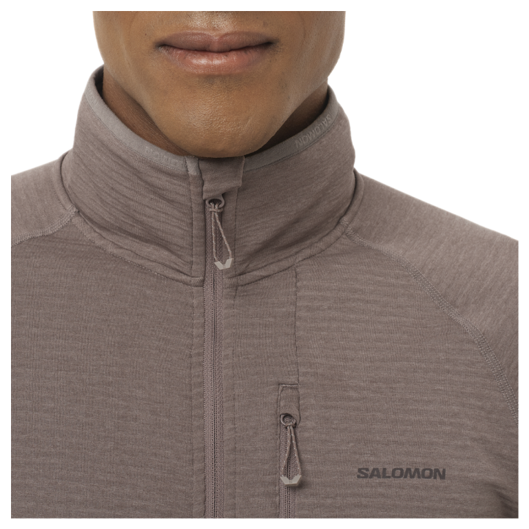 Худі Salomon Essential Lightwarm FZ M - сірий