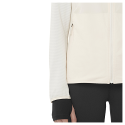 Світшот Salomon Essential Lightwarm Hybrid W - білий