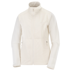 Світшот Salomon Essential Lightwarm Hybrid W - білий