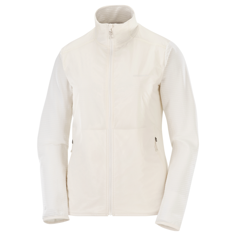 Світшот Salomon Essential Lightwarm Hybrid W - білий