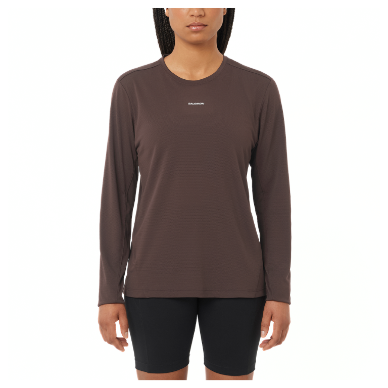 Футболка Salomon SHKout Core LS Tee W - коричнева