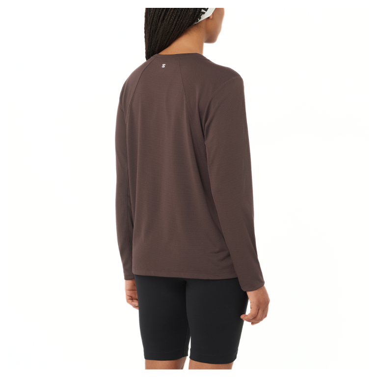Футболка Salomon SHKout Core LS Tee W - коричнева