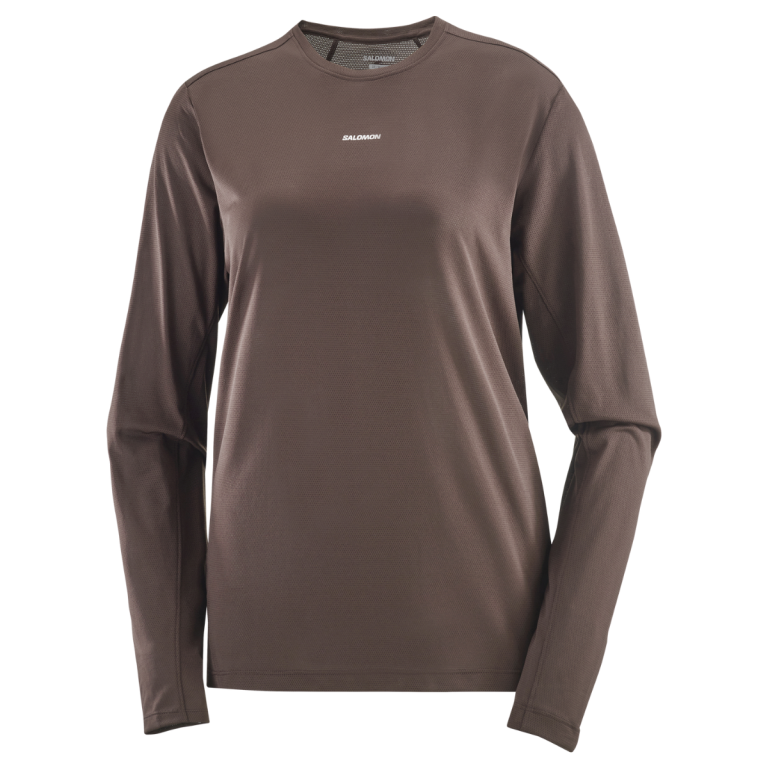 Футболка Salomon SHKout Core LS Tee W - коричнева