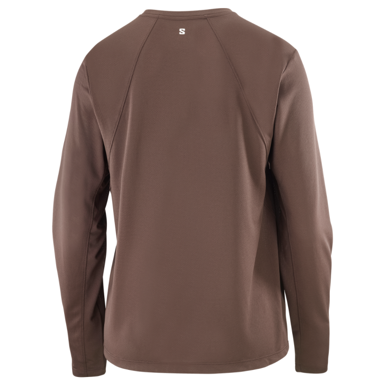 Футболка Salomon SHKout Core LS Tee W - коричнева