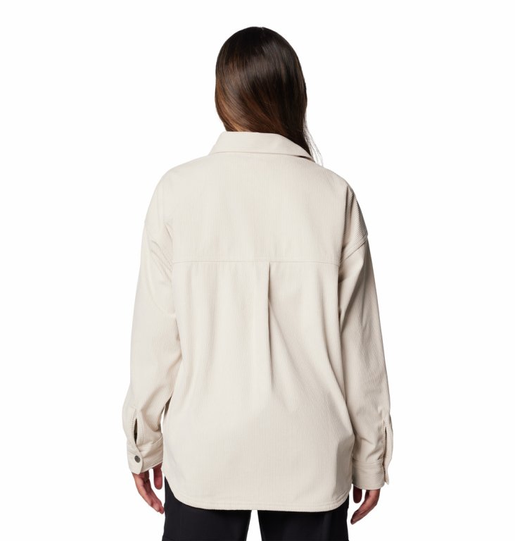 Košile Columbia Blue Point Creek™ Corduroy Shirt Jacket W - béžová