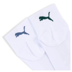 Шкарпетки Puma Rib Logo Quarter 3P - білі
