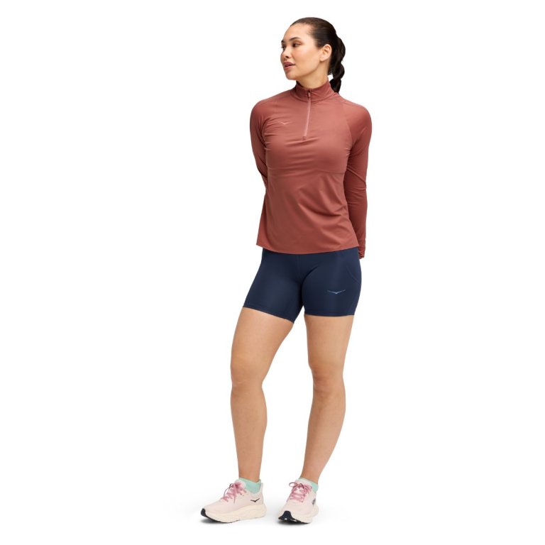 Кофта Hoka GlideTech Quarter Zip W - рожева