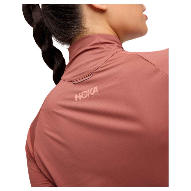 Кофта Hoka GlideTech Quarter Zip W - рожева