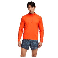 Худі Hoka GlideTech Quarter Zip Hoodie M - помаранчеве