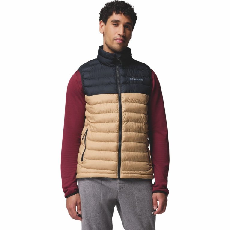 Жилет Columbia Powder Lite™ II Vest M - бежево/чорна