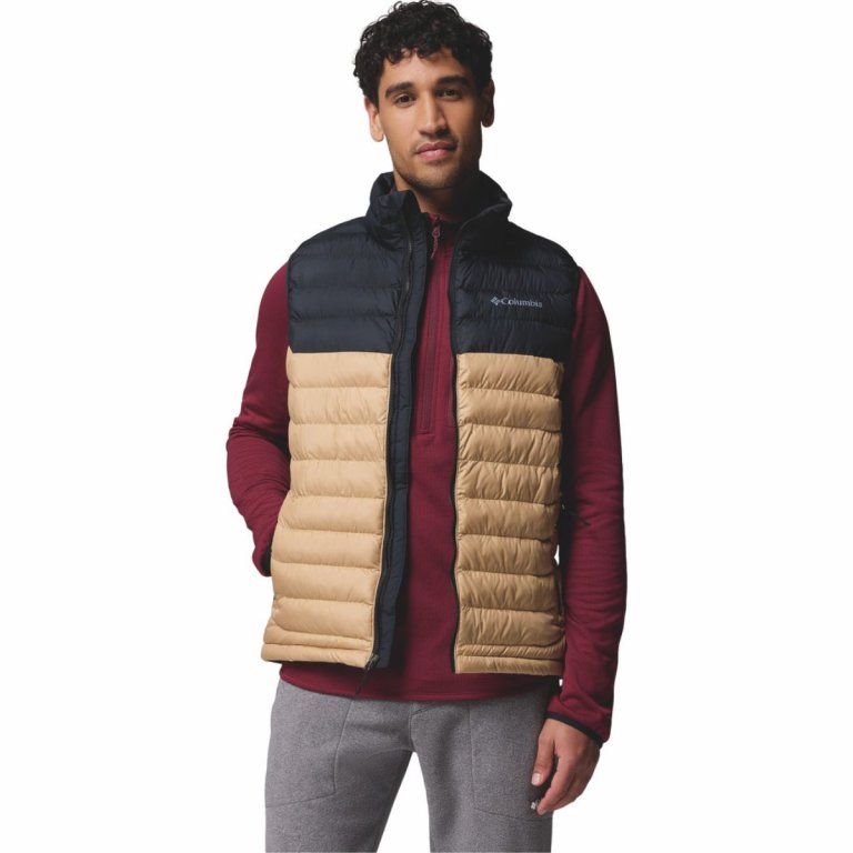 Жилет Columbia Powder Lite™ II Vest M - бежево/чорна