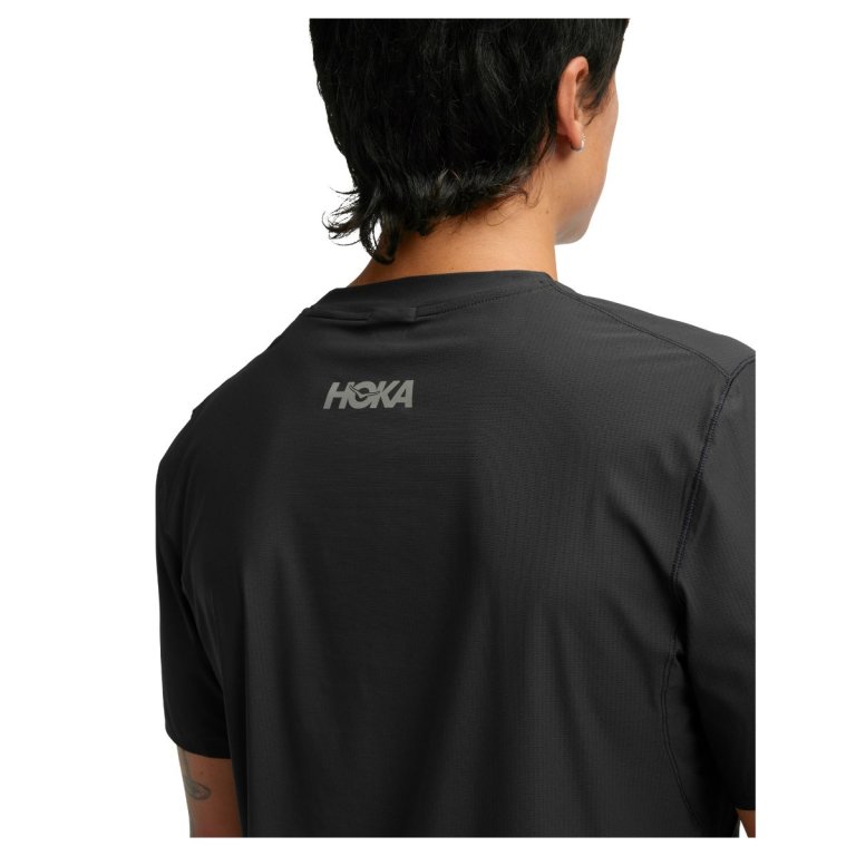 Футболка Hoka Airolite Short Sleeve 2.0 M - чорна